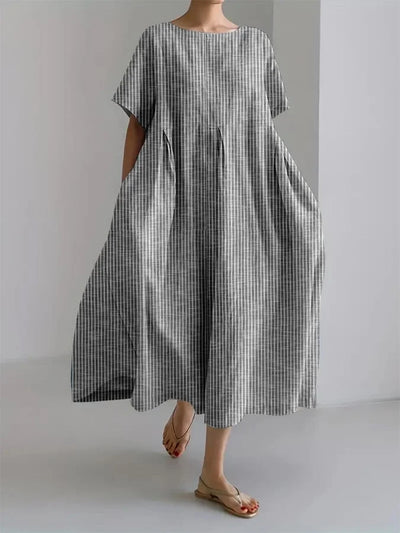 BIANCA | Casual Long Dress with Comfortable Cut and Retro Style for Everyday