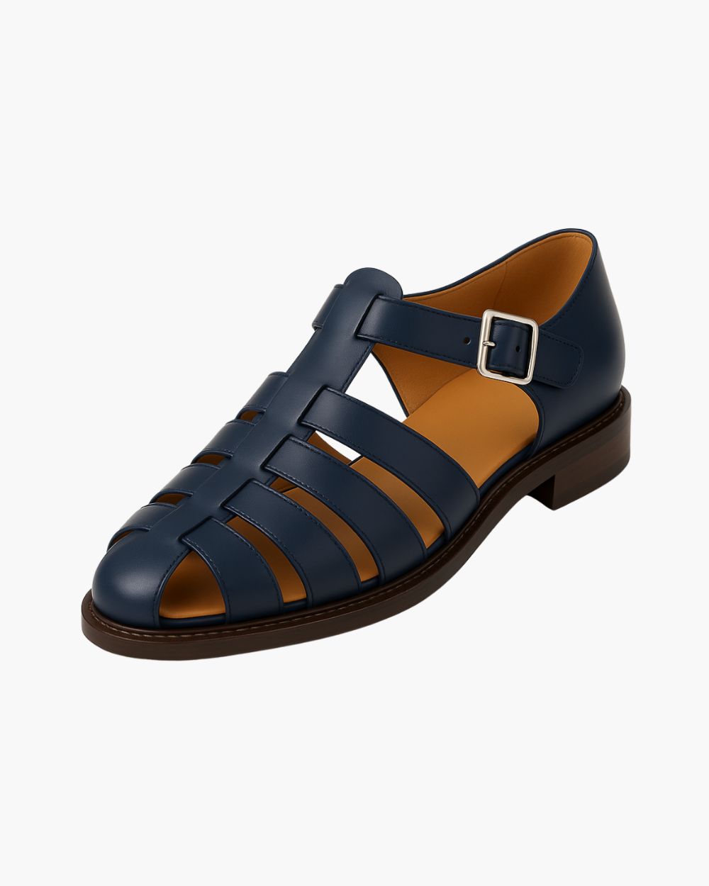 Thomas | Closed sandal with elegant buckle