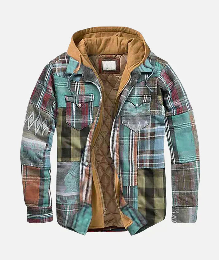 Harrison | Patchwork Plaid Jacket