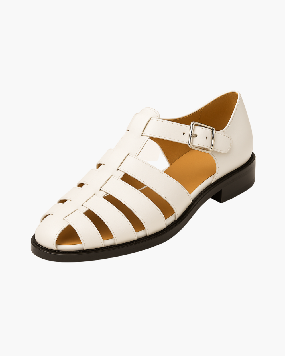 Thomas | Closed sandal with elegant buckle