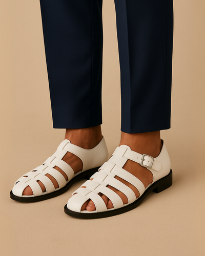 Thomas | Closed sandal with elegant buckle