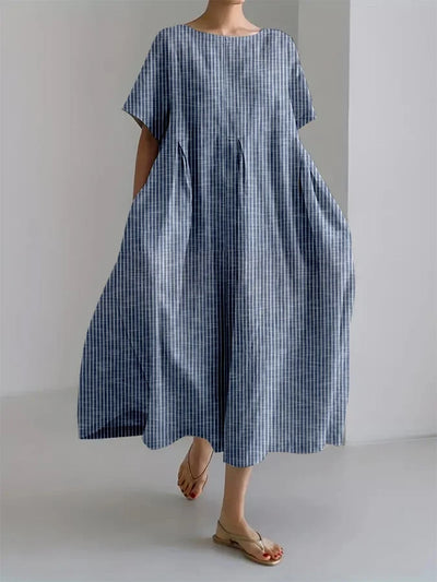 BIANCA | Casual Long Dress with Comfortable Cut and Retro Style for Everyday