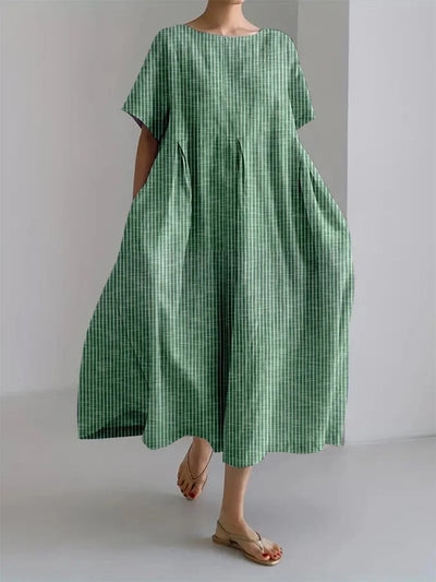 BIANCA | Casual Long Dress with Comfortable Cut and Retro Style for Everyday