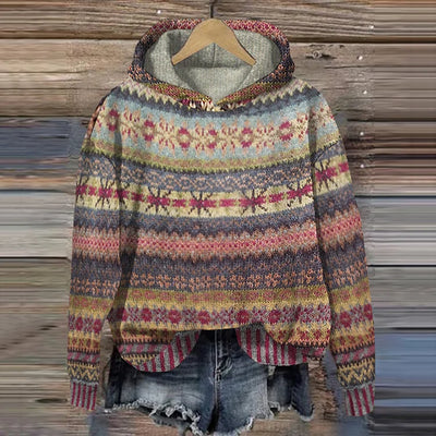 Veyra™ | Retro Ethnic Hoodie