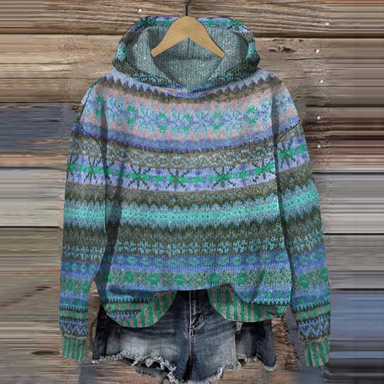 Veyra™ | Retro Ethnic Hoodie