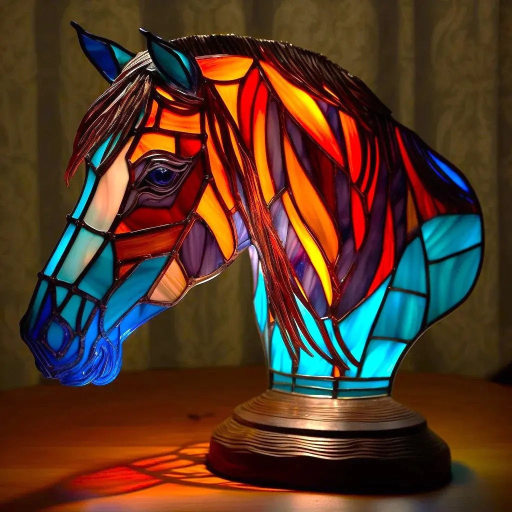 Sunny | Magical Glass Horse Lamp