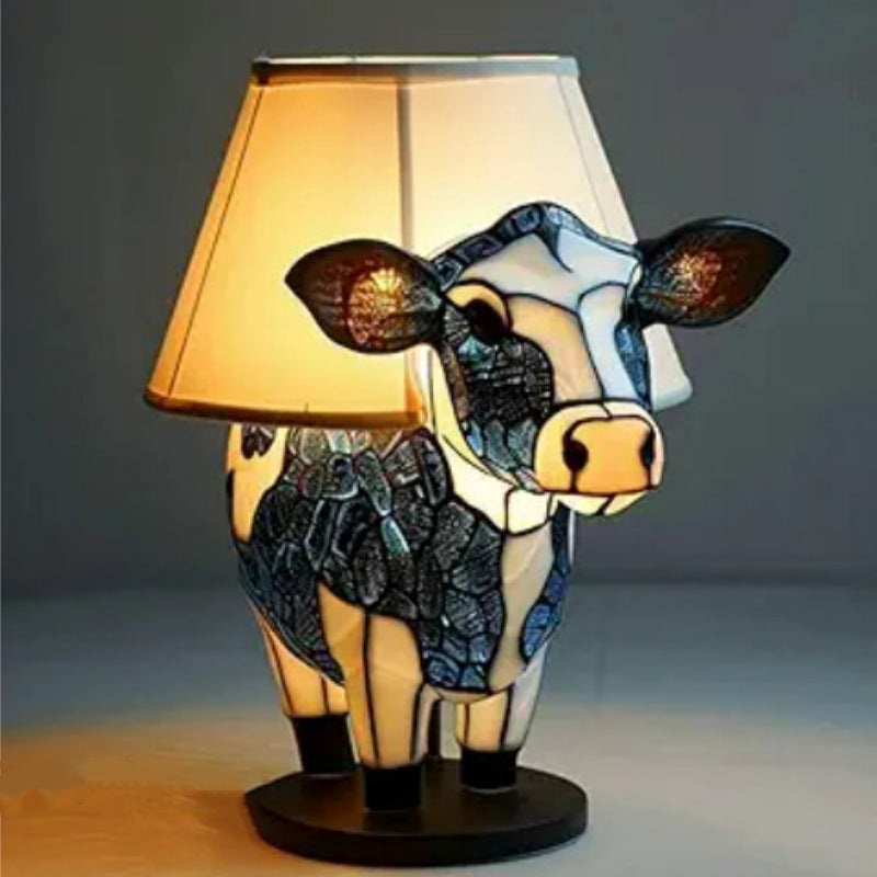 Snoes | Magical Cow Lamp Made of Colored Glass