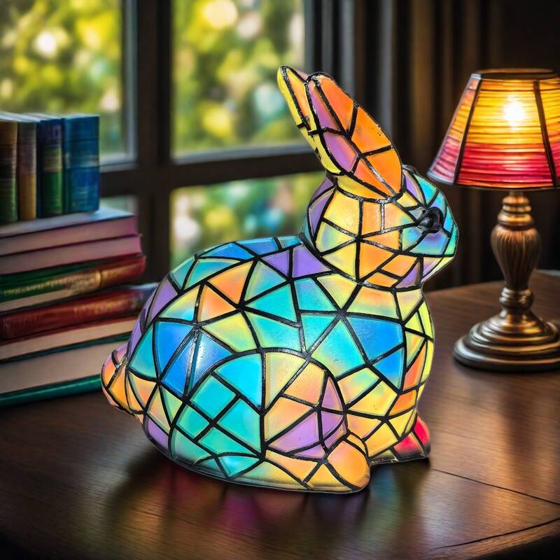 Tibbe | Colorful Glass Rabbit Lamp Magisk