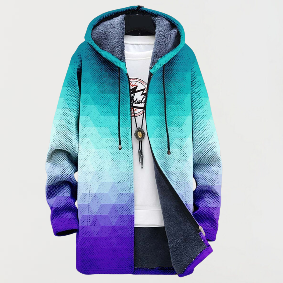 Ava | Gradient Hexagonal Hoodie