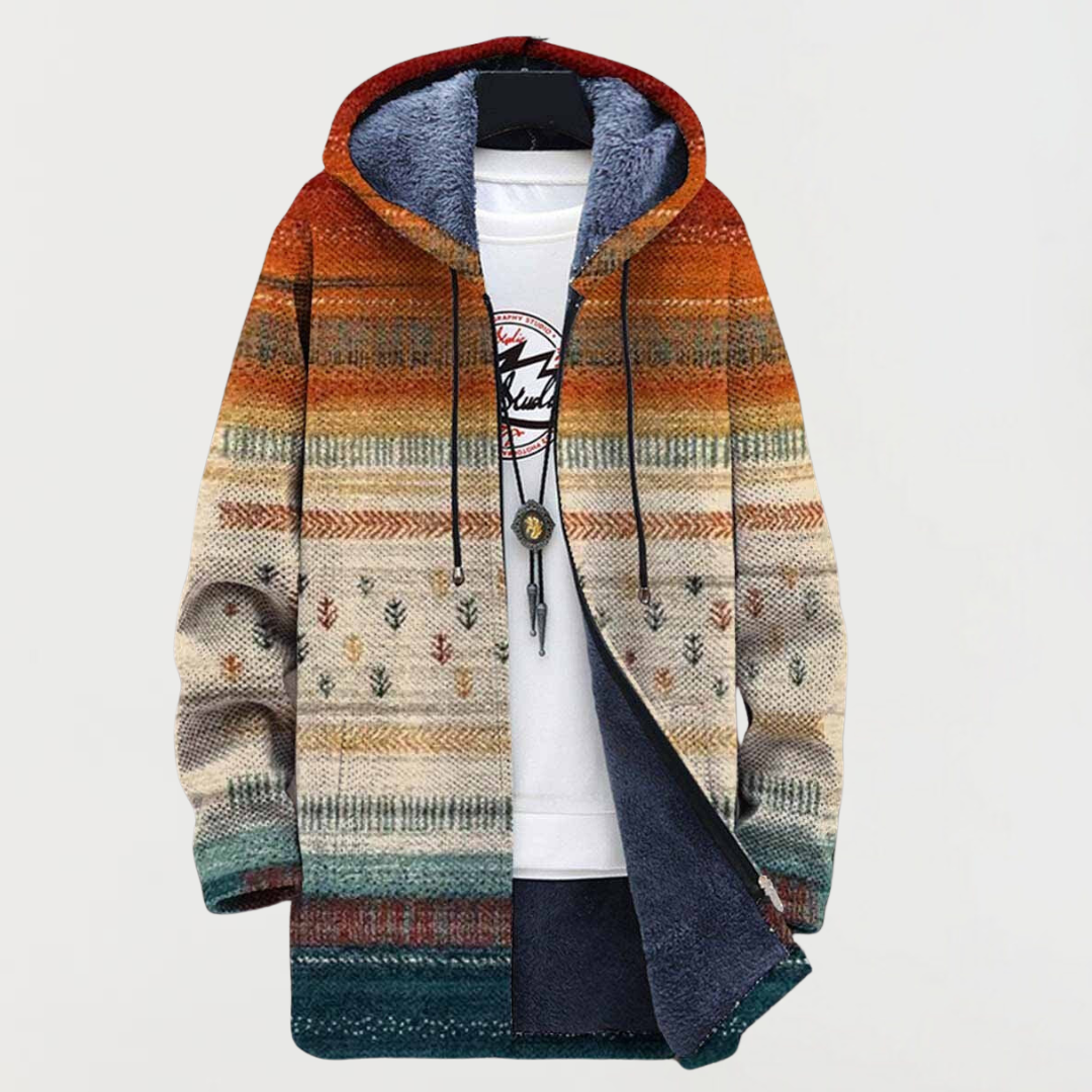 Ava | Autumn Striped Hoodie
