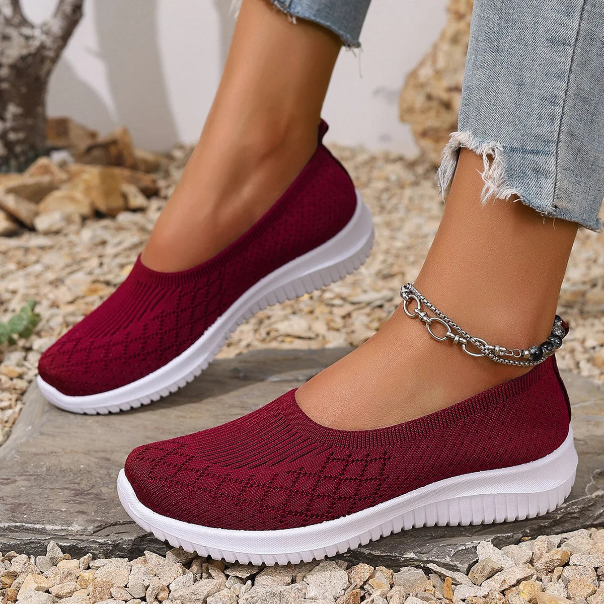 Sofina - Anti-Slip Breathable Slip-On Shoes