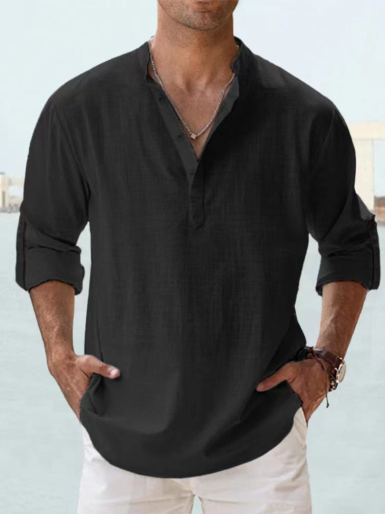 Danny - Breathable Linen Shirt