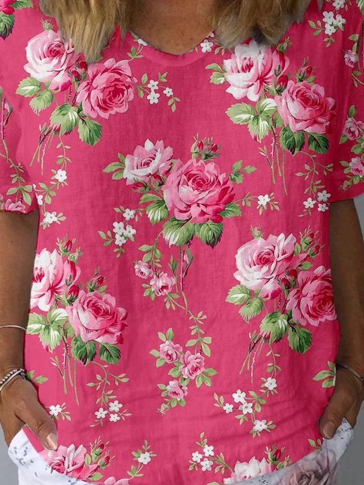 Katherine | Artistic Floral Shirt