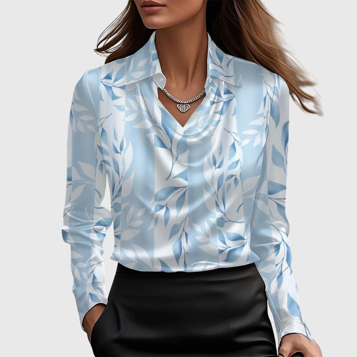 Nola - Satin Sheen Blouse