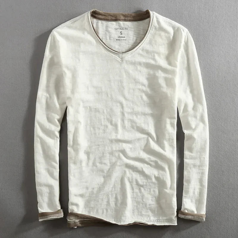 Diego - Long Sleeve Cotton Shirt