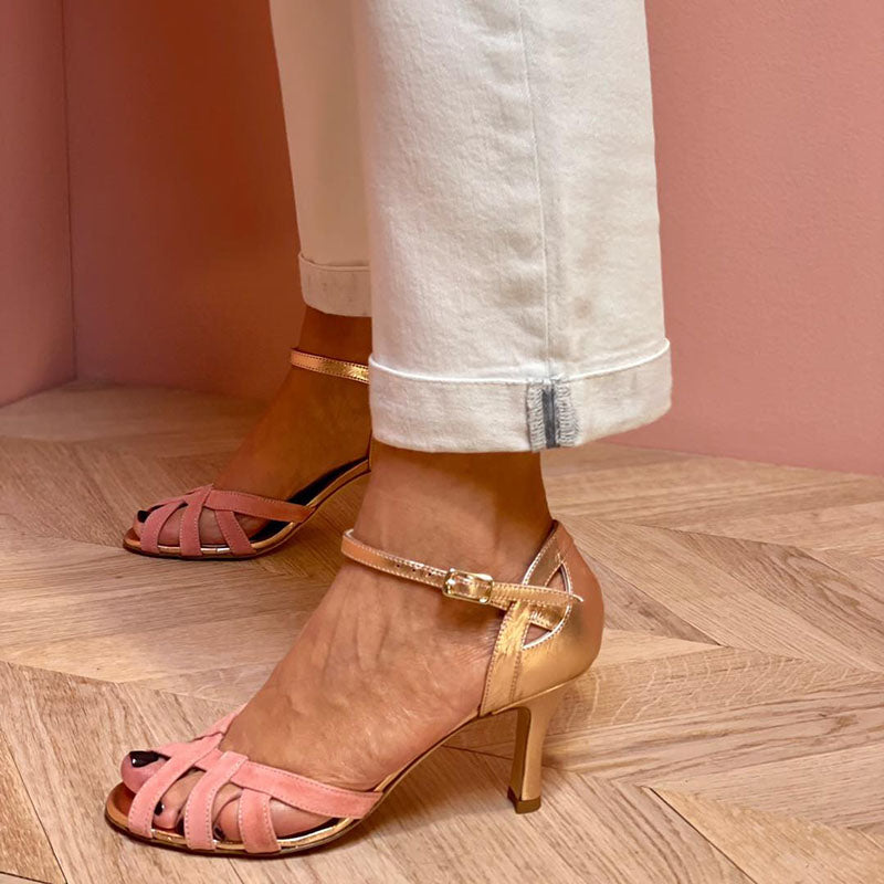 Charlotte - Open-toe Stiletto Heels
