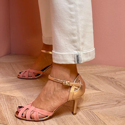 Charlotte - Open-toe Stiletto Heels