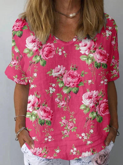 Katherine | Artistic Floral Shirt